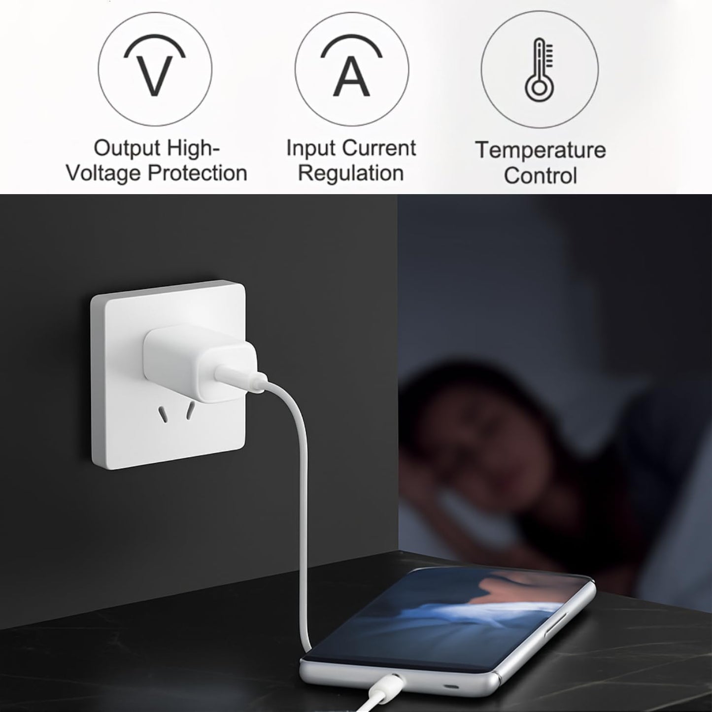 25W Type-C Fast Charger Adapter Compatible with Samsung Galaxy
